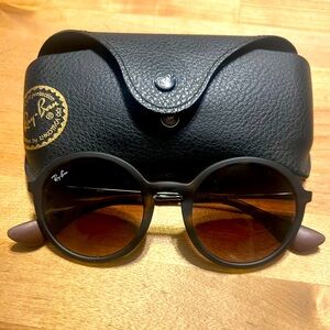 Ray-Ban RB4222 Round Tortoise Sunglasses